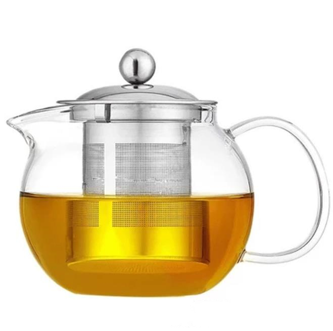 GTP0313 Glass Teapot with Stainless Steel Filter 
